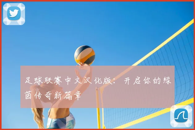 足球联赛中文汉化版：开启你的绿茵传奇新篇章